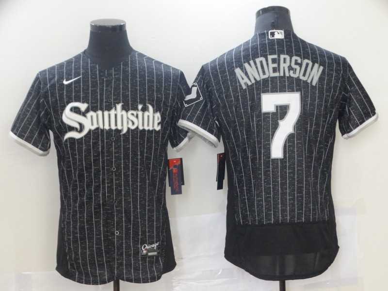 White Sox 7 Tim Anderson Black 2021 City Connect Flexbase Jersey,We sell and wholesale White Sox 7 Tim Anderson Black 2021 City Connect Flexbase Jersey on line form chian!